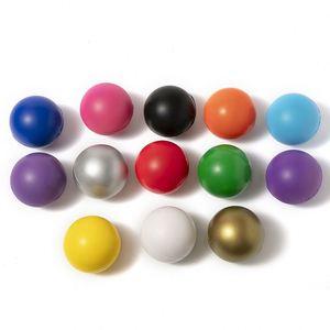 Promotional Gifts Pressure Reduction Custom Logo Color Printing Round PU Foam Anti <b>Squeeze</b> Toys Stress <b>Ball</b> - Product Image 1