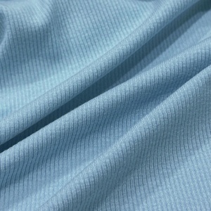 新ファッション生地 フランス製 2×2 リブニット混紡 96% ビスコース 6% スパンデックス ドレス生地 260g 女性用ロングドレス・ショートドレス製作に - Product Image 3