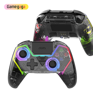 HG04I RGB <b>Wireless</b> Gaming <b>Controller</b> for P5 IOS Android <b>PC</b> 6-Axis Gyro Hall Effect Joysticks & Programmable Buttons - Product Image 2
