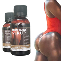 Sirop d'agrandissement des fesses OEM en gros 100ml, Sirop naturel de Maca pour le gain de poids et le rehaussement des hanches, Suppléments pour adultes
