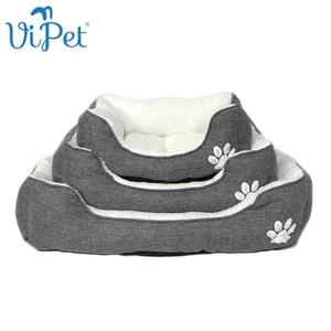 Di lusso eco-friendly solido modello quadrato cane letto caldo morbido inverno grotta nido per piccoli gatti e cuccioli - Product Image 6