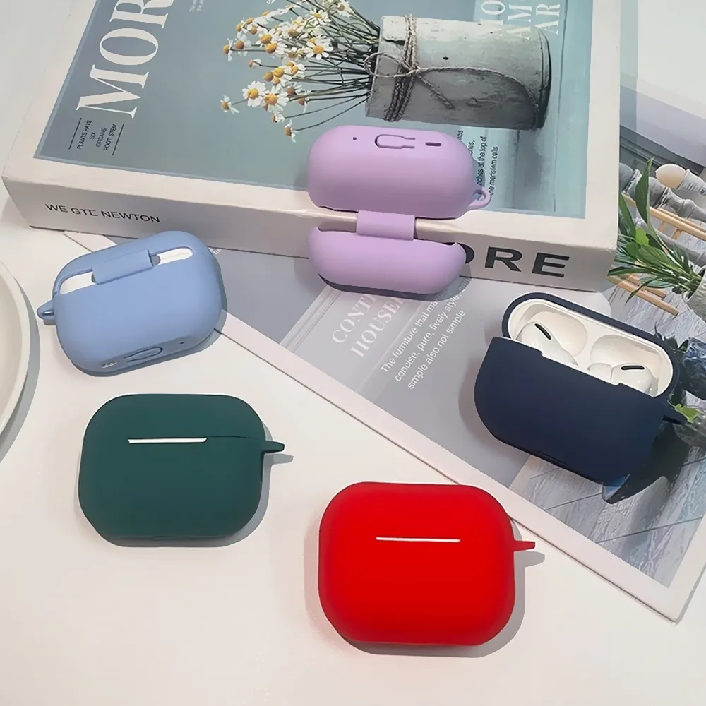 Grosir silikon untuk Airpods Pro 2 generasi pelindung Cove tahan jatuh untuk Airpods casing silikon