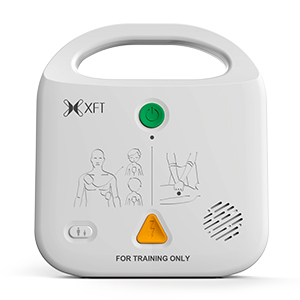 Défibrillateur <span class=keywords><strong>externe</strong></span> <span class=keywords><strong>automatisé</strong></span> portable Tainer XFT-120NB, simulateur AED, formation en RCP, dispositif d'enseignement des premiers secours, certifié FCC/CE - Product Image 2