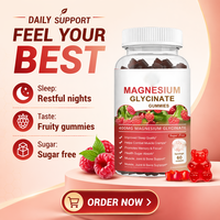 Ausreson Magnésium-glycinate 1000mg 1800mg Vitamine D3 K2 Compléments Naturels Chinois pour le Sommeil Gommes de Magnésium Glycinate en Vente