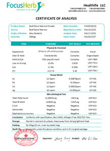 ヘルシーライフ卸売 ニュージーランド産グラスフェッドビーフオーガンパウダー BSE/TSEフリー 牛骨髄パウダー - Product Image 3