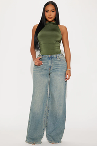 Débardeurs courts en maille sexy et décontractés pour femmes, <span class=keywords><strong>grande</strong></span> <span class=keywords><strong>taille</strong></span>, vente en gros - Product Image 3