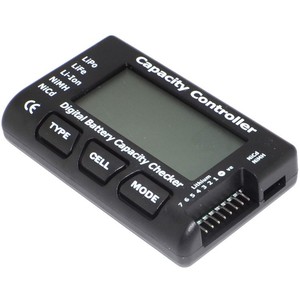 Testeur numérique de capacité de batterie pour drones RC, compatible LiPo, LiFe, Li-Ion, NiMH, NiCd - Product Image 1
