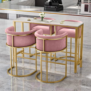 <span class=keywords><strong>Chaise</strong></span> <span class=keywords><strong>de</strong></span> <span class=keywords><strong>Bar</strong></span> moderne Simple <span class=keywords><strong>de</strong></span> Style nordique avec tabouret haut à cadre en métal en fer populaire à manger pour l'extérieur <span class=keywords><strong>de</strong></span> la cuisine extérieure à la maison - Product Image 3