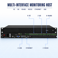 Sistem Pemantauan Lingkungan Pusat Data DCIM, Pemantauan Ruang Server, Rak Mount 1U 19 Inci, Sensor Gerak Cerdas Tuya Metal RS485