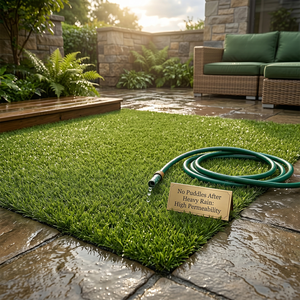 Césped Sintético Antideslizante con Logotipo Personalizado, Alfombra de Césped <span class=keywords><strong>Artificial</strong></span> Suave al Tacto para Jardín de Niños - Product Image 5