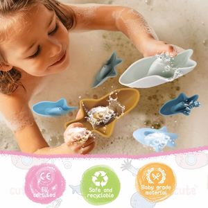 Ensemble de jouets de bain éducatifs intelligents pour bébés 2024, sans BPA, en silicone confortable, pour la douche, cadeau pour enfants - Product Image 6