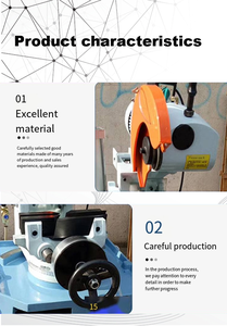 Coupeur de tuyau rotatif de machine de sciage circulaire en métal de table de main de haute résistance avec le système de refroidissement de circulation - Product Image 3