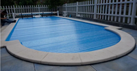 Unterirdische und Oberirdische Poolabdeckungssysteme Automatische Starre Lamellen-Poolabdeckung