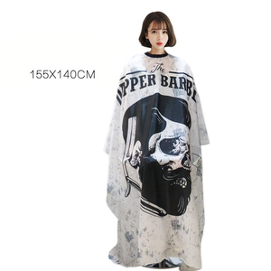 Capa de Barbero Profesional Impermeable, Capa de Corte de Pelo para Estilistas, Delantal de Peluquería para Barbería 160x140cm - Product Image 3