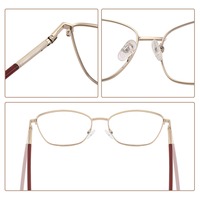 20391 noir rouge cadre enfants bleu lumière bloquant lunettes fête lunettes métal cadre fille garçon enfants anniversaire chat-oeil lunettes