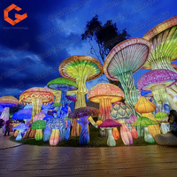 Champignon gonflable géant pour la publicité et la décoration d'événements, décorations de champignons colorés pour l'extérieur