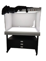 Station de visualisation des couleurs standard LED D50 D65 TL84, source lumineuse pour table de correspondance des couleurs d'impression, inspection des déviations de couleur d'impression