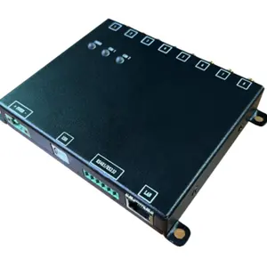 Chip transponder thời gian 8 cổng RFID Reader Bộ giải mã Marathon đua UHF RFID thể thao thời gian hệ thống với miễn phí SDK 1000 thẻ/thứ hai