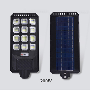 Đèn Pin 200W 300W 400W Đèn Đường Năng Lượng Mặt Trời Tích Hợp Tất Cả Trong 1 Có Thể Điều Chỉnh Độ Sáng Ngoài Trời Với Điều Khiển Từ Xa - Product Image 4