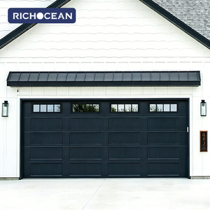 <span class=keywords><strong>Porte</strong></span> <span class=keywords><strong>de</strong></span> <span class=keywords><strong>garage</strong></span> intelligente en alliage d'aluminium RICHOCEAN, contemporaine, <span class=keywords><strong>de</strong></span> haute qualité, avec isolation et fenêtres - Product Image 5