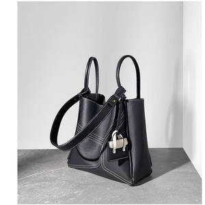 Sac panier en cuir véritable, tendance et élégant, sac à bandoulière pour femme - Product Image 4