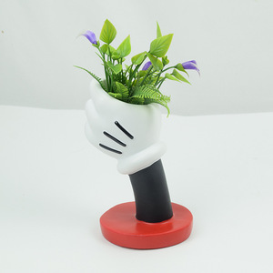 <span class=keywords><strong>Mickey</strong></span> Glove porte-stylo Instagram Style sac à main en forme de résine stockage créatif bureau organisateur décoratif Figurine Design - Product Image 2