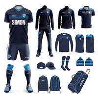 Grosir Pabrik Jersey Sepak Bola Pria Cepat Kering Bahan Spandex/Polyester Dapat Disesuaikan Nomor dan Nama Tim Melalui Transfer Termal Olahraga