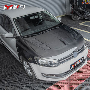 Couvercle de moteur ventilé de voiture avant de Style KB pour Volkswagen Vw <span class=keywords><strong>Polo</strong></span> <span class=keywords><strong>Gti</strong></span> Kit Mk6 Aw capot en Fiber de carbone - Product Image 5