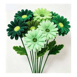 <b>Soft</b> Velvet Chenille Fuzzy <b>Wire</b> DIY Craft Kit for Kids Educational Projects and Creative Fuzzy <b>Wire</b> Decorative Flower Creations - Product Image 6