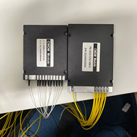 10CH CWDM Fibre Optique Mux Demux Module Simple et Double 1270nm -1610nm 10Way Simple Fibre 2.0mm ABS Box avec LC Connecteur Duplex