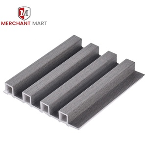 Panneau décoratif mural moderne pour appartement Panneaux muraux en PVC WPC imperméable Panneau mural solide et bon marché pour magasin en <span class=keywords><strong>bois</strong></span> - Product Image 3