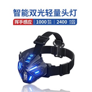 Linterna Frontal LED Recargable, Portátil, para Camping, Correr, Pesca, Luz Blanca de 150 Lm, Cuerpo de Plástico - Product Image 2