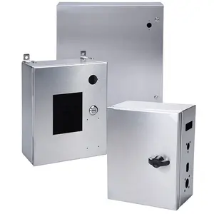 Marine Electrical Ac Gas Frequency Control Cabinet Outdoor Wall Mount Stainless Steel Enclosure Box Box Panel Fabrication