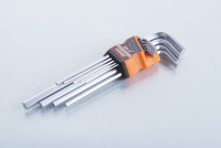 Jeu de clés Allen hexagonales Torx Star 2/3/6 mm à tête carrée en acier inoxydable, 9 pièces, double extrémité, OEM