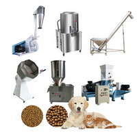 Ligne de production complète Machine de fabrication d'aliments pour chiens Ligne de production d'aliments pour chats Ligne de production flottante d'aliments pour poissons