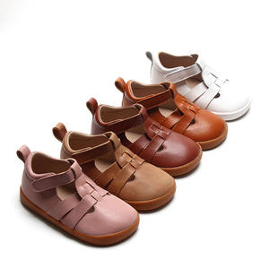 Sandales d'été confortables unisexes pour enfants Chaussures en cuir respirantes - Product Image 6