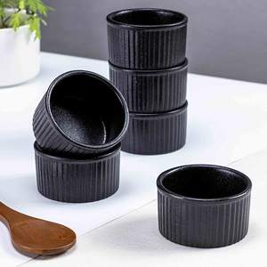 Ramekin <span class=keywords><strong>UNICASA</strong></span> 6 oz Creme Brulee Ramekins Horno Seguro Cerámica Ramekins 6 Oz Cerámica Frutero Nórdico Con Restaurante - Product Image 5