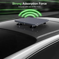 Support de toit de voiture Starlink Mini blanc en alliage d'aluminium, fixation magnétique brevetée à dégagement rapide, kit de montage Starlink Mini pour camping-cars, fourgonnettes, bateaux