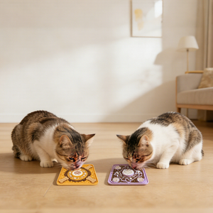 Tapis à lécher pour chien en silicone de qualité alimentaire avec ventouse puissante, imperméable, distributeur de friandises lent pour le bain, le toilettage et le soulagement de l'anxiété - Product Image 6