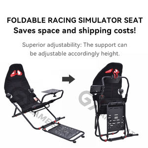 GY018-2 di guida universale simulatore di corse sedia <span class=keywords><strong>Sim</strong></span> Racing Cockpit gioco supporto del cambio di gioco sedile di gioco - Product Image 2