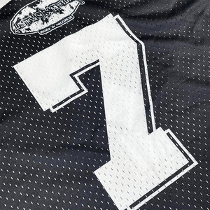 Uniforme de football américain personnalisé Design par sublimation Streetwear Team Club Logo Mesh Boxy Fit American Rugby Football Jersey - Product Image 6