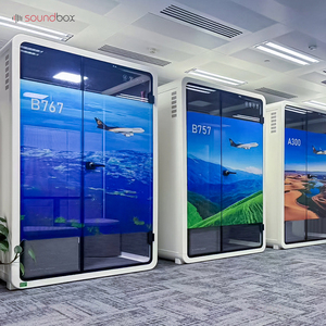 Caja de sonido para teléfono, espacio de oficina, cabina de reunión de estudio en casa acústica, sistema de aire fresco Turbo, cabina de oficina, cabina de reunión de Oficina - Product Image 4