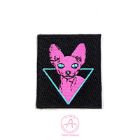 Support thermoscellé à la main écologique appliqué personnalisation mbossd découpé au laser patch de broderie de bordure