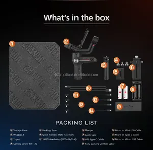 Zhiyun weebill S DSLR <span class=keywords><strong>Gimbal</strong></span> ổn định cho DSLR & Mirrorless máy ảnh Sony a7m3 a7iii a7r3 Nikon Z6 Z7 Panasonic <span class=keywords><strong>GH5</strong></span> gh5s Canon - Product Image 2