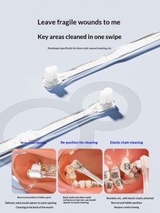 YOUNGELF <span class=keywords><strong>Brosse</strong></span> <span class=keywords><strong>à</strong></span> dents ultra-douce pour dents de sagesse, tête unique, <span class=keywords><strong>brosse</strong></span> <span class=keywords><strong>à</strong></span> dents <span class=keywords><strong>orthodontique</strong></span>, <span class=keywords><strong>brosse</strong></span> <span class=keywords><strong>à</strong></span> dents spéciale <span class=keywords><strong>à</strong></span> petite tête pour appareils dentaires - Product Image 3