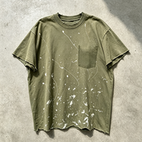 T-shirt Homme Vintage Délavé et Vieilli, Impression DTG Personnalisée Grande Taille, Fabrication Haut de Gamme