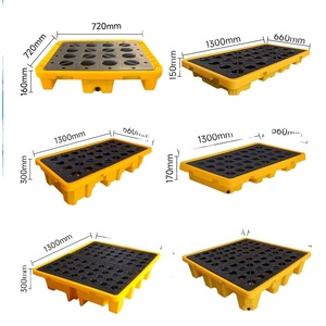 Vente en gros de palettes de confinement pour le contrôle des déversements à <span class=keywords><strong>4</strong></span> tambours - Product Image 2