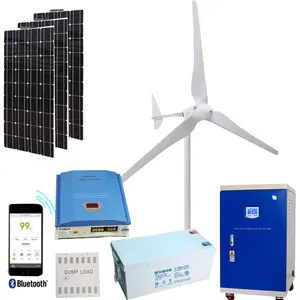 Generatore eolico 1KW 2KW 5KW 10KW 24V 48V 96V generatore di Turbine eoliche regolatore di carica per uso agricolo e domestico