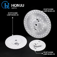 Module de plafond LED moderne HONJU pour PC, éclairage intérieur de bureau et chambre à coucher, avec carte PCB en PMMA, aimant, faisceau plano-convexe à 90 degrés