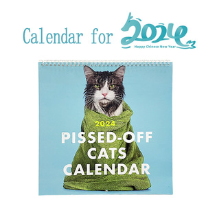 2026 Pissed-Off Cats admite decoraciones de escritorio personalizadas para personalizar calendarios - Product Image 1